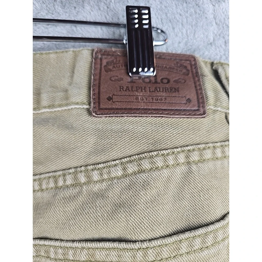 Polo Ralph Lauren 867 Classic Fit Jeans Mens‎ 32x29 Brown 100% Cotton Designer